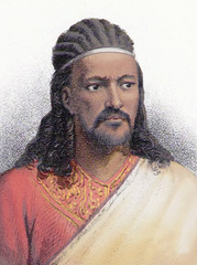 ... 1868) was crowned the Emperor of Ethiopia in 1855 until his death. He was born Kassa Haile Giorgis, but was more regularly referred to as Kassa Hailu ... - h-i-m-tewodros-ii